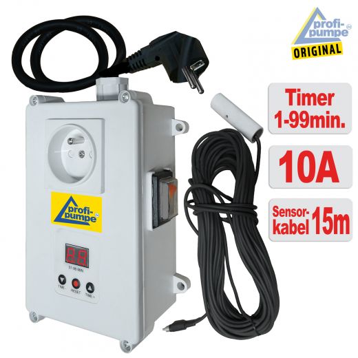 Pumpensteuerung LEVEL-SENSOR-CONTROL 1 mit 15M SENSOR-KABEL