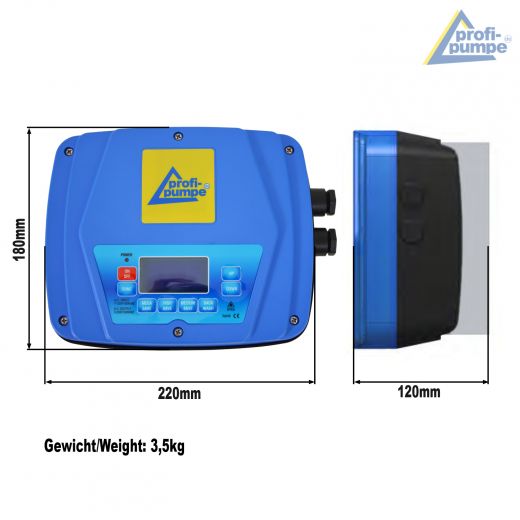 DRUCKSCHALTER DURCHFLUSSWÄCHTER TROCKENLAUFSCHUTZ, Inverter Poolpumpensteuerung, Pumpensteuerung, INVERTER POOL-PUMP CONTROL-4