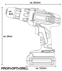 Beste Ergebnisse dank starker Leistung - einfach OPTIMAL,
  unser PROFI-OPTI-DRILL!